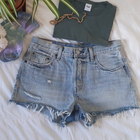Levi's Pants - Levi's 501 Premium Denim Cut-Off Shorts